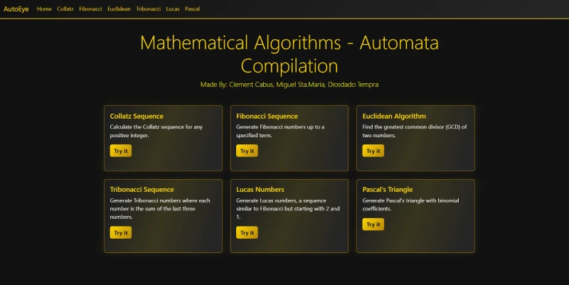 Screenshot of AutoEye